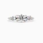 ceriserainbowCerise sormus GIA 050ct h si1 timantti valkokulta Diamond engagement ring